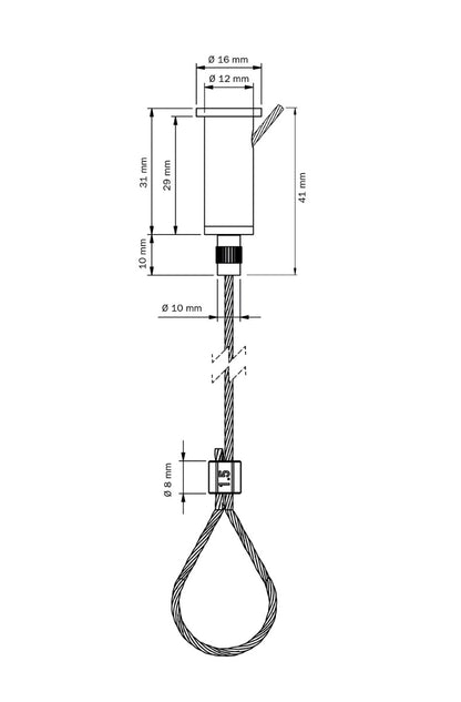 STAS kit di sospensione con anello