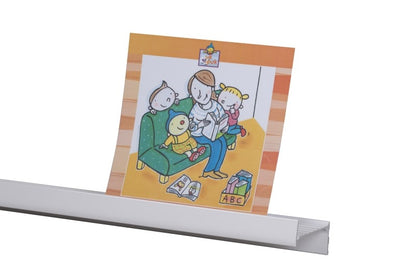 STAS set up rail, soluzione semplice ed elegante per posare decorazioni senza appendere.